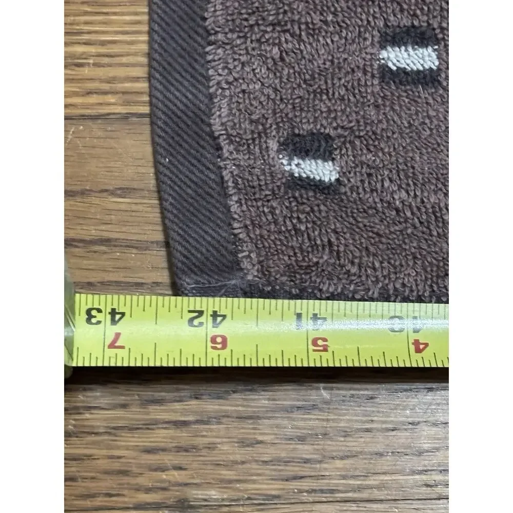 Vintage Cannon Sterling Choice Bath Towel Geometric Mid Modern Made In USA